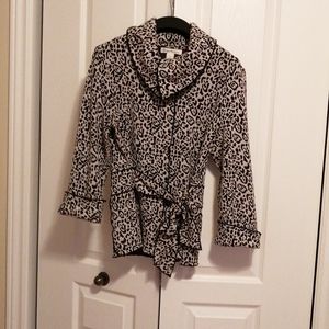 Animal print jacket